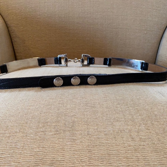 Streets Ahead Horsebit Croc Leather Belt - Picture 5 of 16